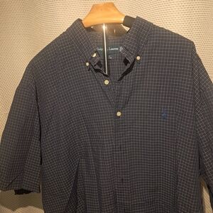 Ralph Lauren Men's Navy Checkered Shirt